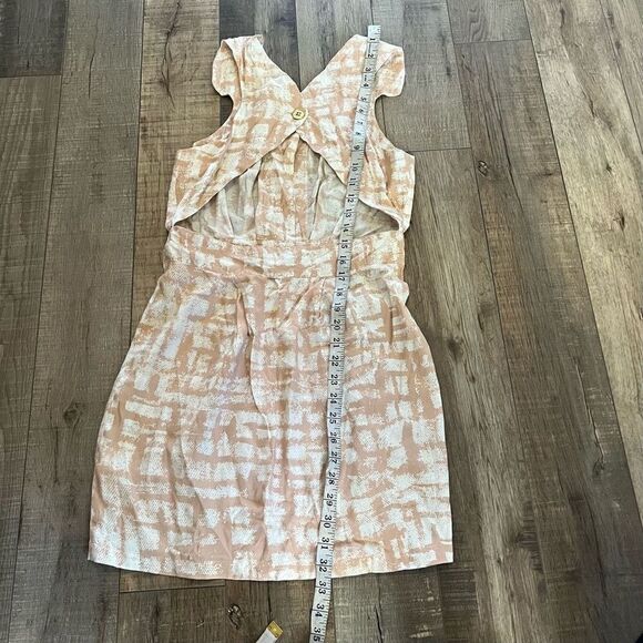 Finders Keepers Sleeveless Cutout
Back Mini Dress, Button Front, Light Pink size - Picture 3 of 7